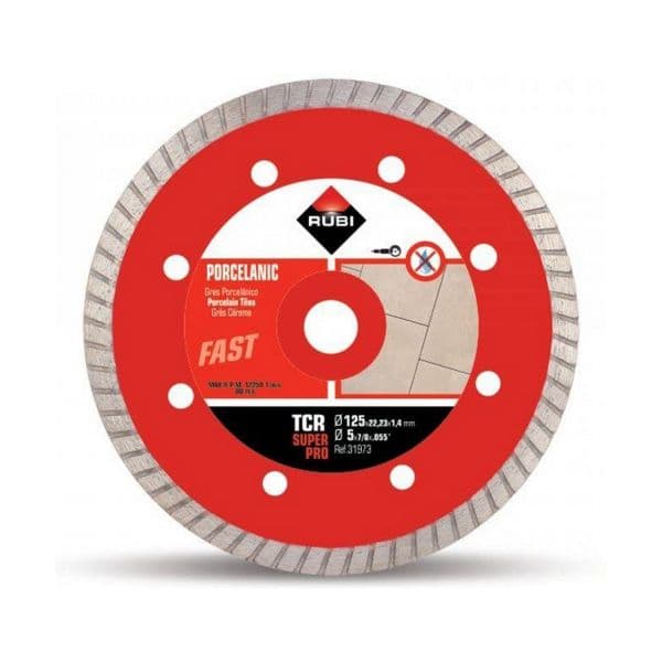 Rubi Disco de Diamante Tcr ø125mm Superpro R31973