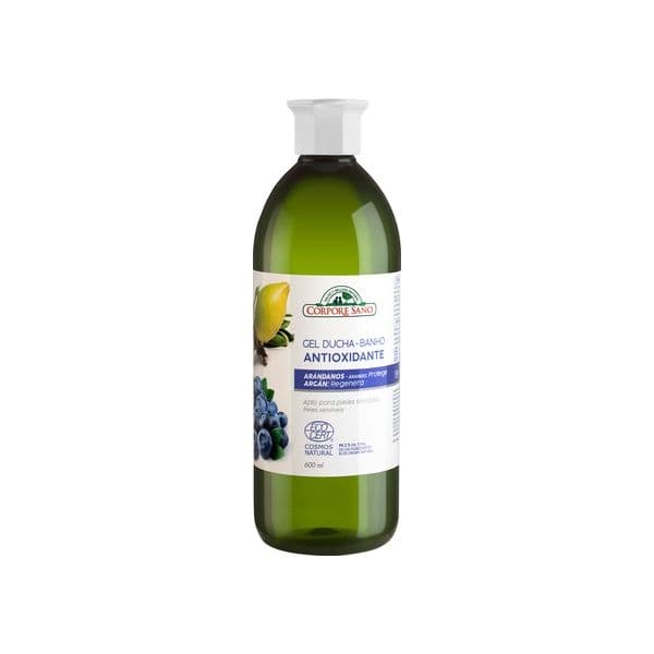 Corpore Sano Gel de Banho Antioxidante com Pele Sensível Ao Extrato de Mirtilo e Argão 600 ml