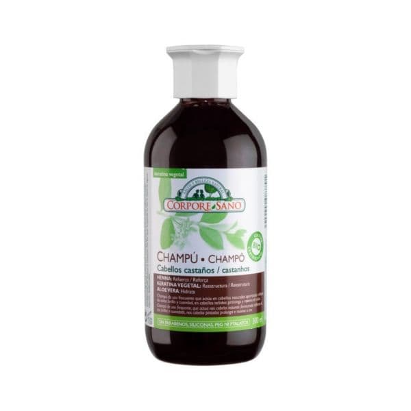 Corpore Sano Shampoo de Henna Cabelos Castanhos 300ml