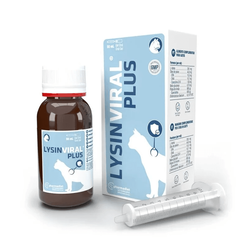 Pharmadiet Lysinviral Plus Gel Oral Gatos 50 ml