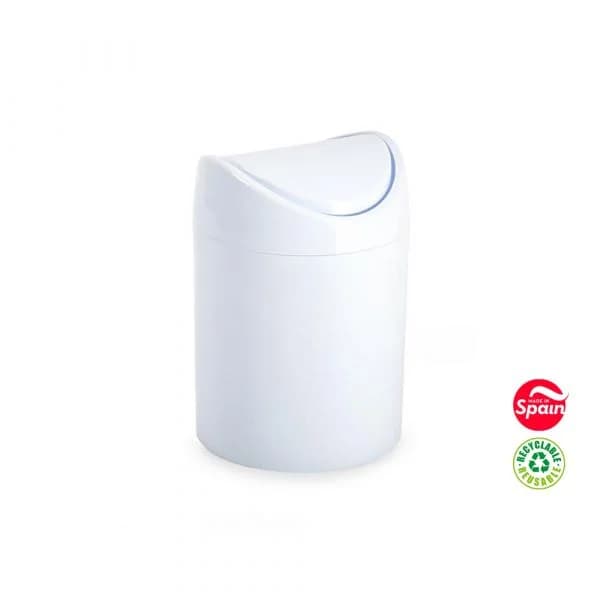 PlasticForte Papeleira Tiny 1,4L Branco