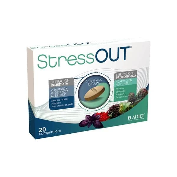 Eladiet Stress Out 20 Comprimidos