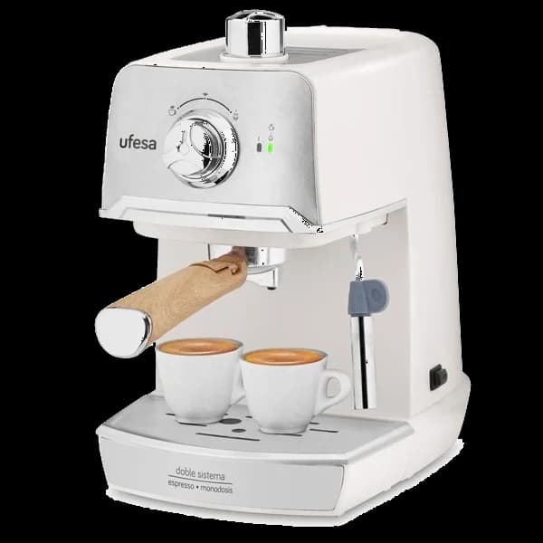 Máquina de Café Ufesa C7238 Creme - 1,2L 20bar 850W
