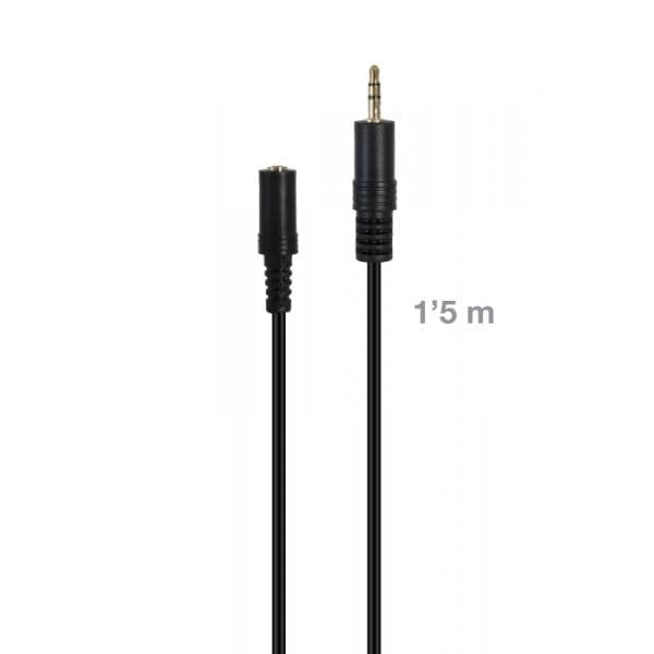 Fonestar Cabo Áudio Jack 3.5 mm Macho Jack 3.5 mm Fêmea 1,5m