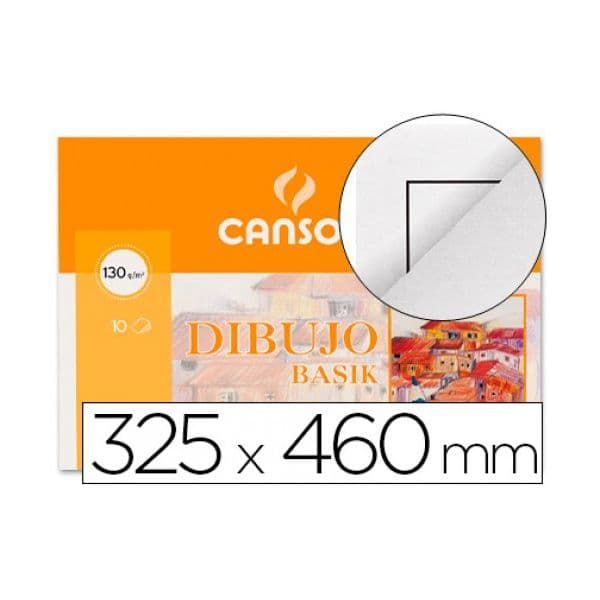CANSON Papel de Desenho Basik A3+ 130gr 10 Folhas