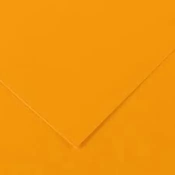Cartolina 50x65cm Laranja Fluorescente 250g 25 Folhas Canson