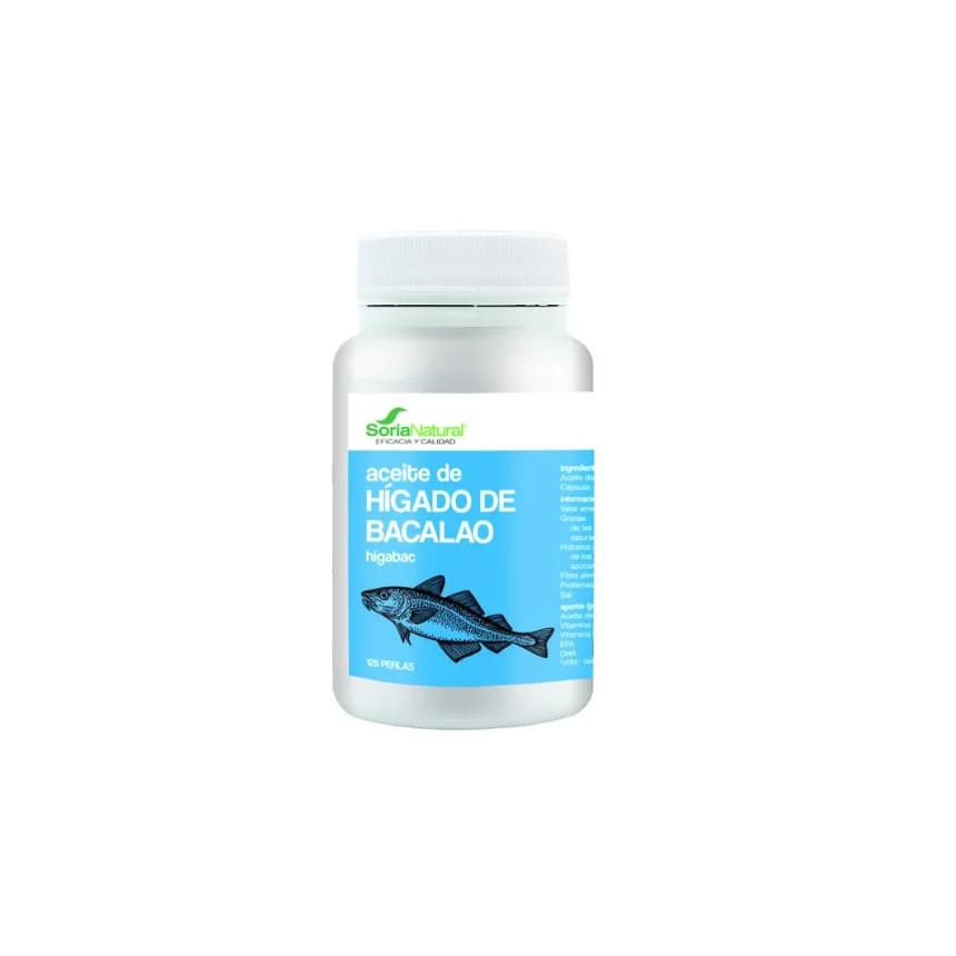Óleo de Fígado de Bacalhau | 125 Pérolas – Soria Natural