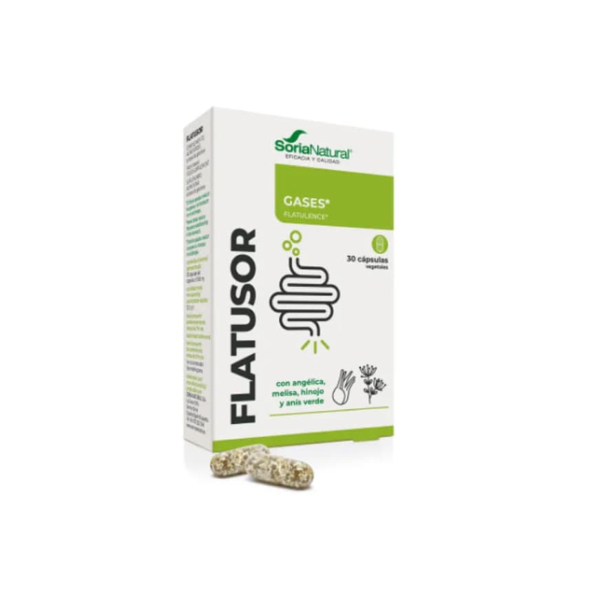 Flatusor | 30 Cápsulas – Soria Natural