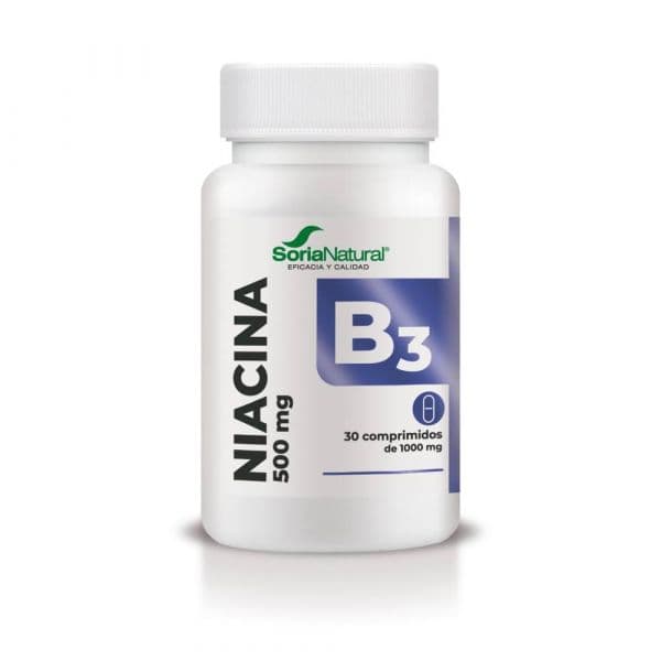 Soria Natural Vitamina B3 1000mg 30 Comprimidos