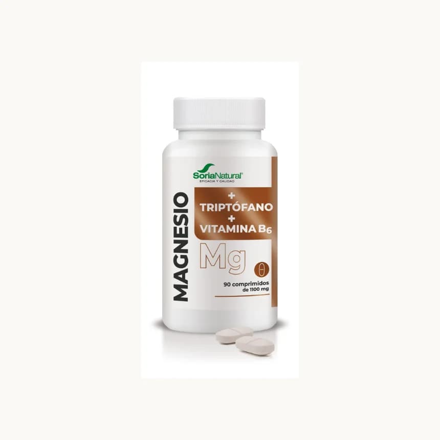 Soria Natural Magnésio + Triptófano + Vitamina B6 90 Comprimidos