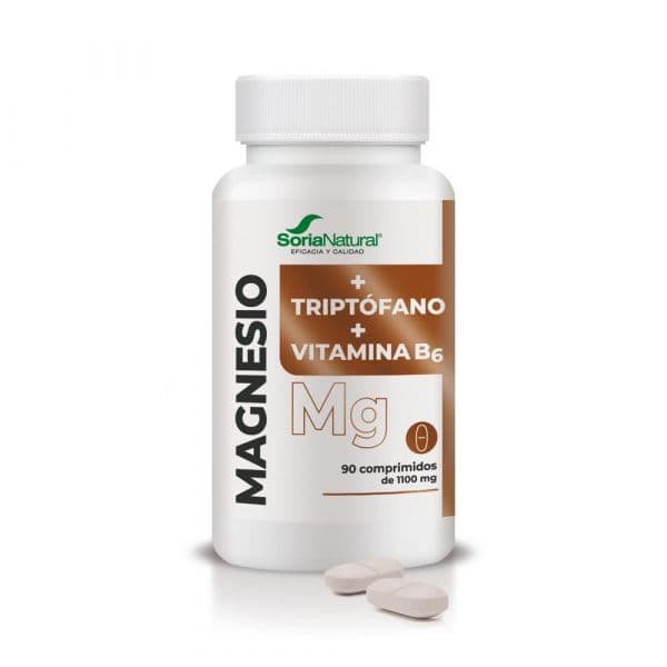 Soria Natural Magnésio + Triptófano + Vitamina B6 90 Comprimidos