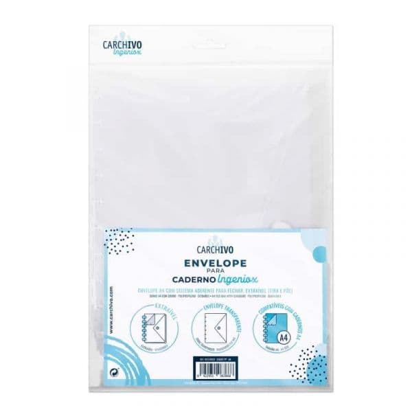 Carchivo Envelope A4 para Caderno Ingeniox