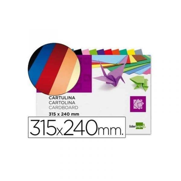 Liderpapel Bloco de Cartolinas 315x240mm 10Fls