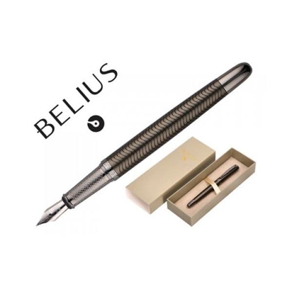 Belius Caneta de Aparo Neptuno Caqui Tinta Azul