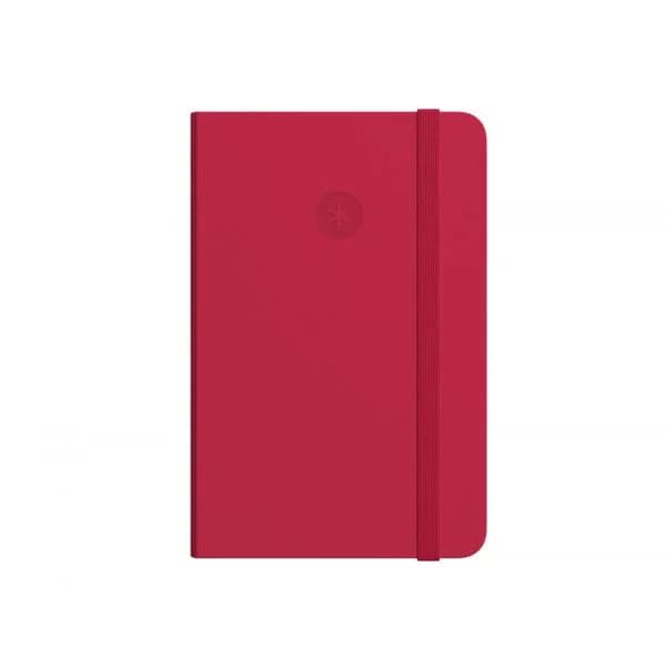 Antartik Caderno Pautado A6 Capa Dura 100 Folhas Vermelho 80 Unidades