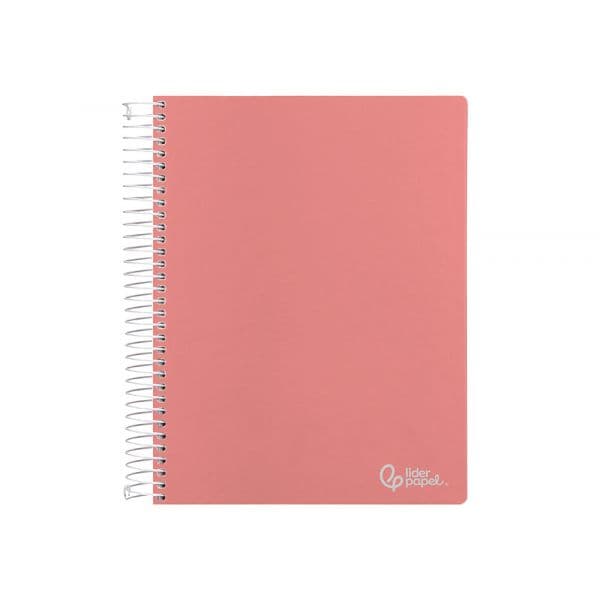 LiderPapel Caderno Pautado A4 Espiral 120 Folhas Cores Sortidas