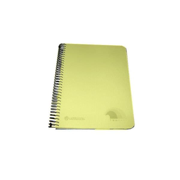 Tsunami Caderno Quadriculado A4 Espiral 160 Folhas Amarelo 1un
