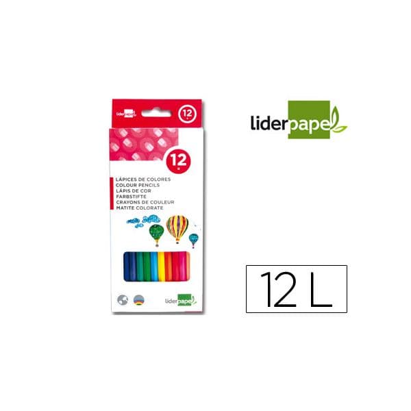 LiderPapel Lápis de Cor 12 un. - LC01