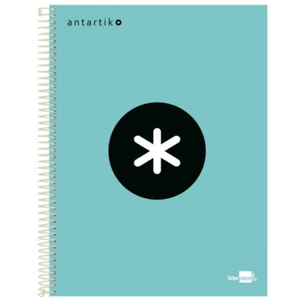 Antartik Caderno A4 120 Fls Quadriculadas 5 mm Menta