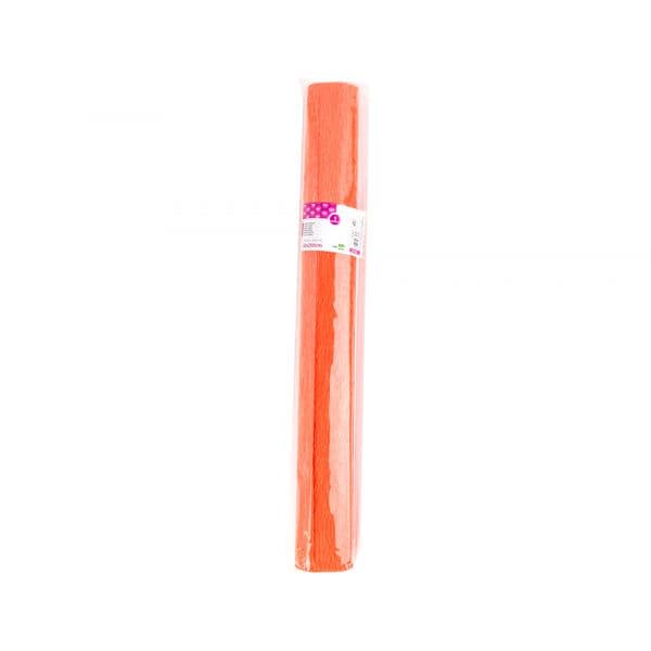 LiderPapel Papel Crepe Florista 50x2,5m 85g/m2 Laranja
