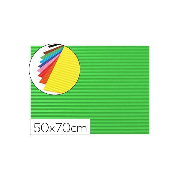 Liderpapel Eva Ondulada 50x70cm Verde Pack 10 Un.