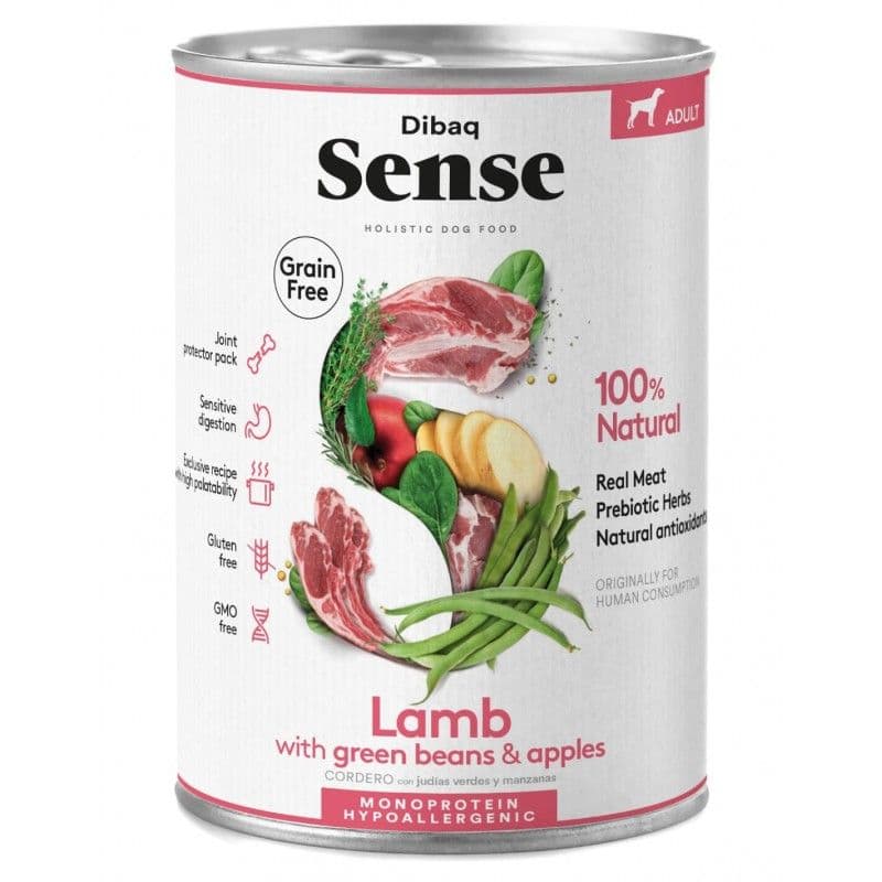 Ração Húmida Dibaq Sense Grain Free Adult Lamb 380g