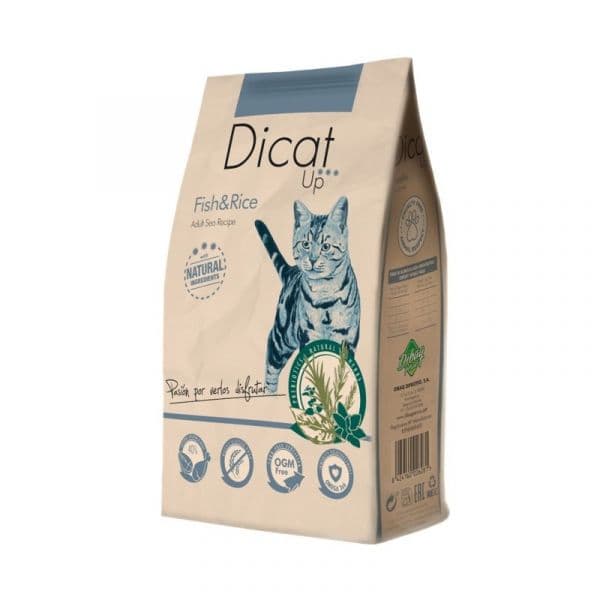 Dicat Up Adult Fish & Rice 14Kg
