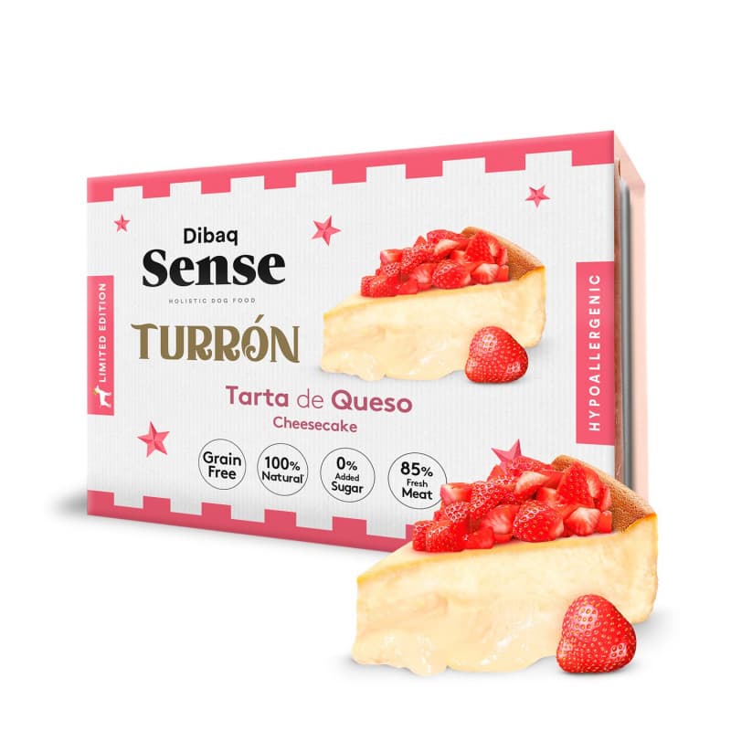 Dibaq Sense Dog Turrón de Tarta de Queso