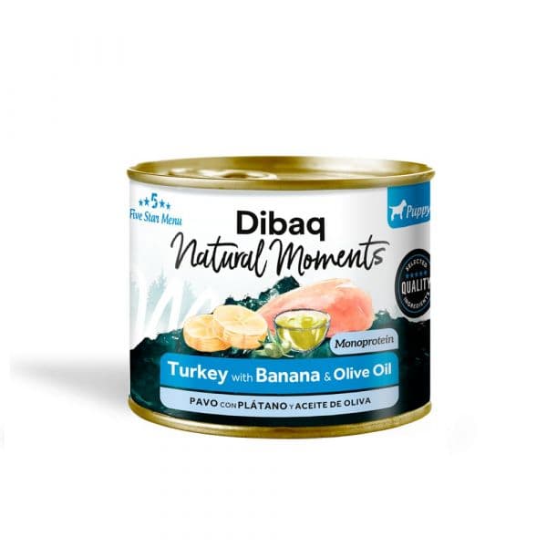 Ração Húmida Dingo Natural Moments Peru & Banana Puppy 190g