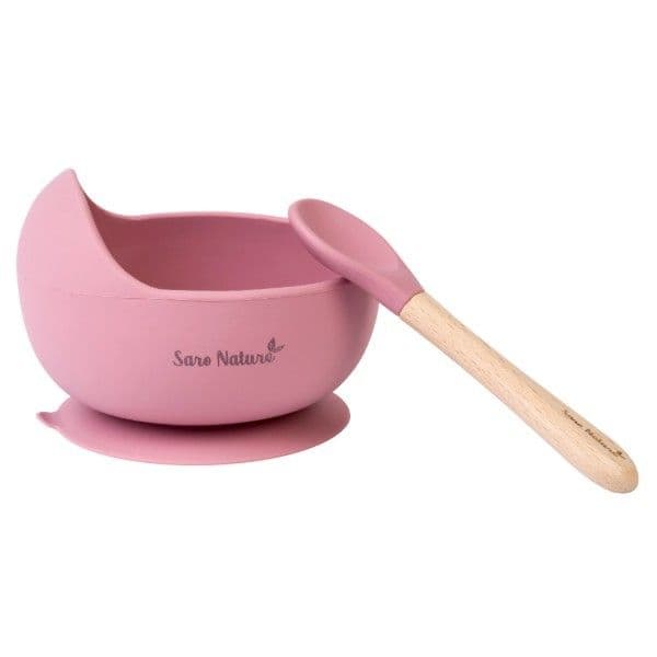 Saro Set Alimentação " Nordic Wave" Rosa