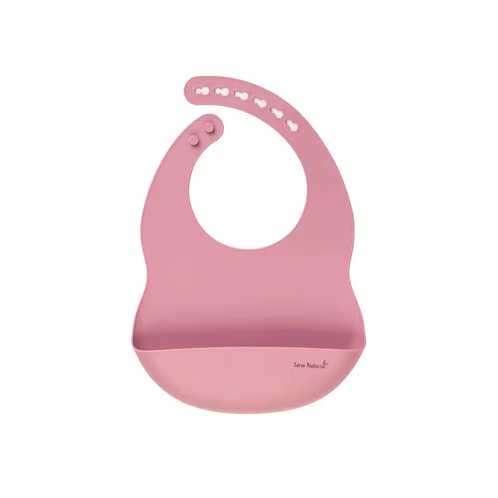 Saro babete de silicone blossom