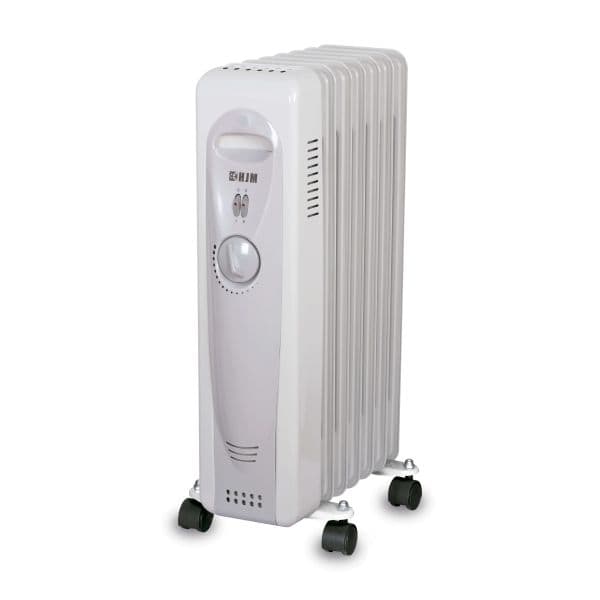 HJM Radiador a Óleo 1500W 7 Elementos Branco - 811