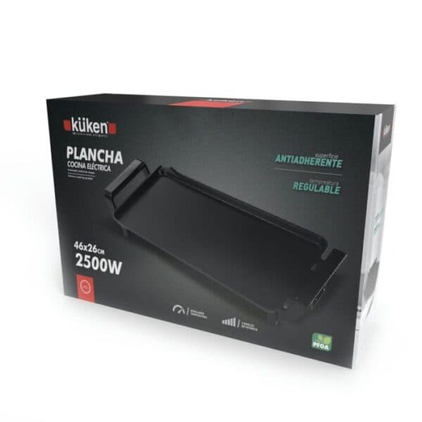 CHAPA ELÉTRICA KUKEN 2500W 46X26CM