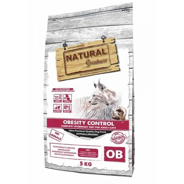 Natural Greatness Veterinary Obesity Control Peru Frango 5Kg