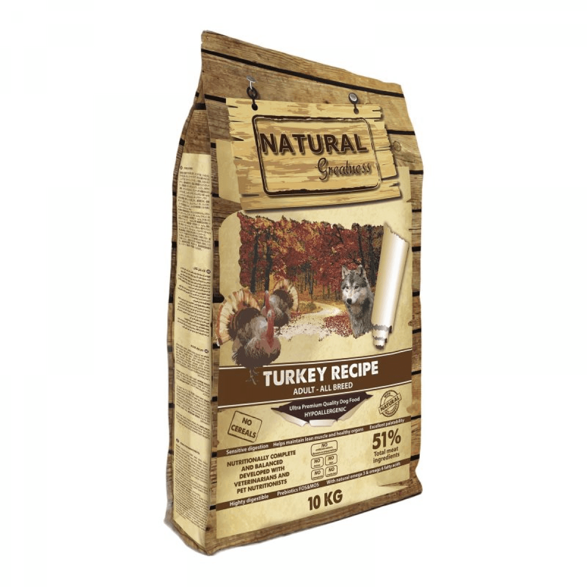 Natural Greatness Adult Turkey Dog 10Kg