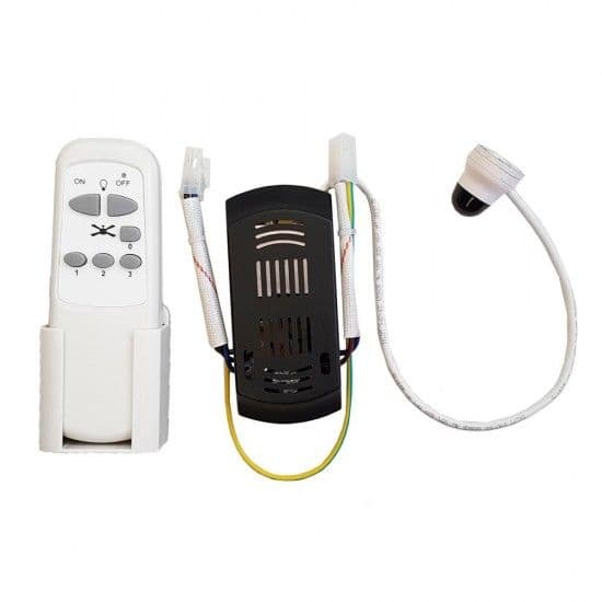 EDM Kit de Reposição Controle Remoto e Receptor para Ventilador de Teto 33988, 33989, 33806, 33807, 33803
