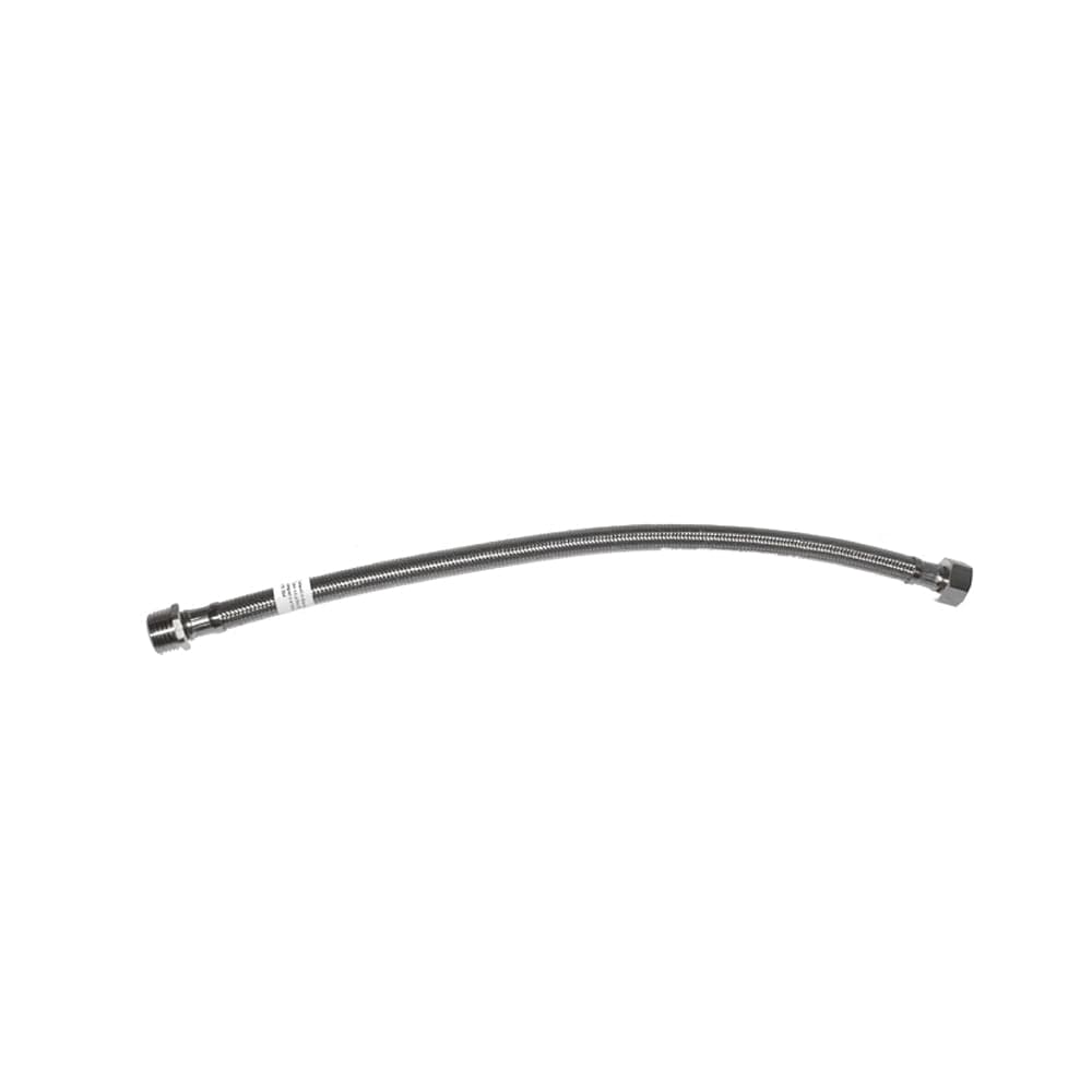 TUBO DE ÁGUA FLEXÍVEL PARA CONEXÃO INOXIDAVEL F-F 1/2-1/2 - 40CM