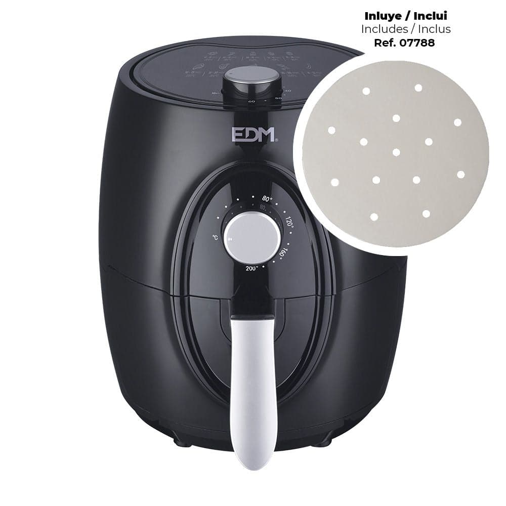 Fritadeira Edm sem Oleo Edm 07654 1400W 3,6 Litros