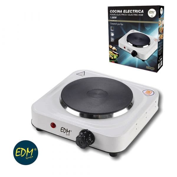 EDM Placa Eléctrica Portátil 1500W 1 Discos - 07662