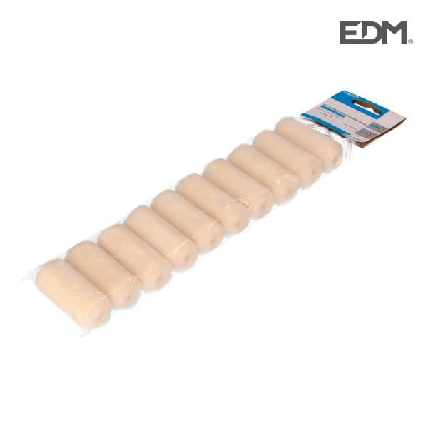 EDM Substituição Mini Rolo Lã 50mm 10pzs - EDM24155
