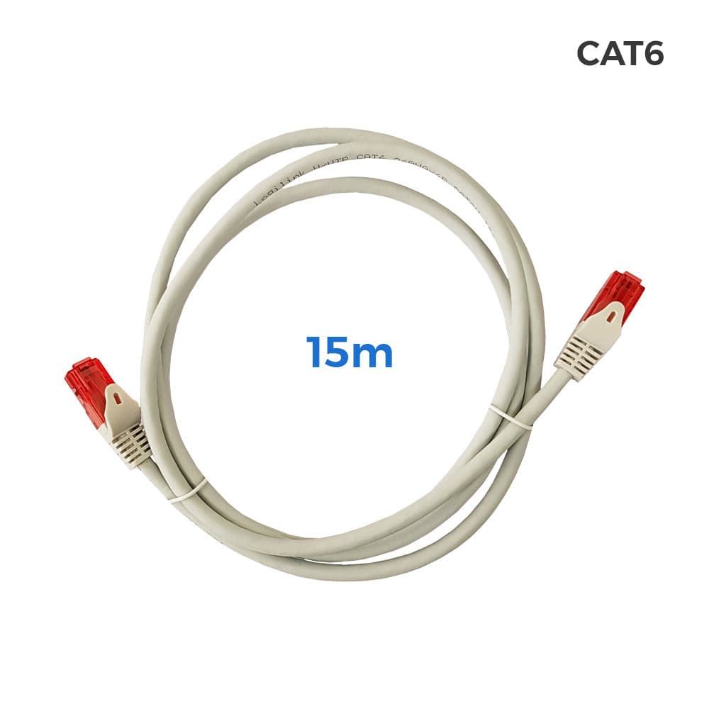 Logilink Cabo de Rede UTP Cat.6 RJ45 Cobre LSZH 15m Cinzento
