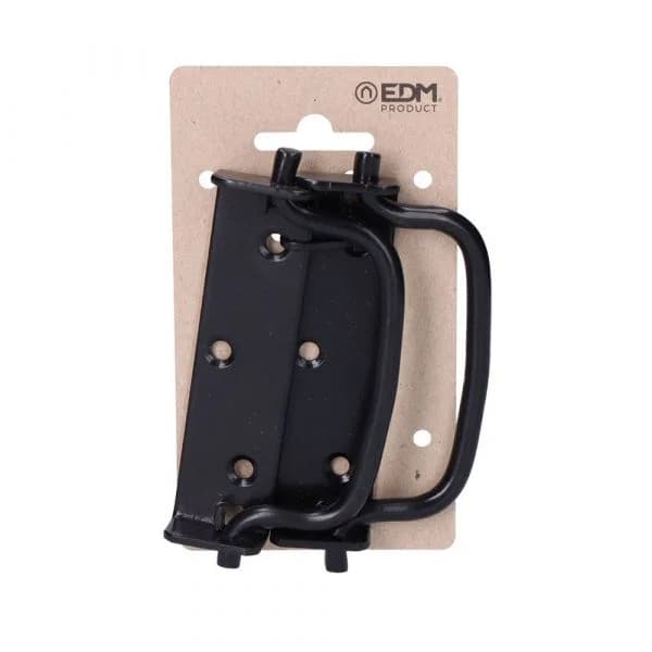 EDM 2 Uni. Pega Dobrável com Stop 100 mm Cor Preta em Cartão de Suspensão - 85213
