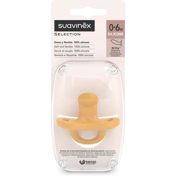 Suavinex Chupeta Anatómica Silicone 0-6M Azul