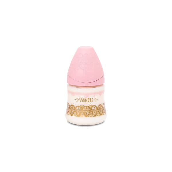 Suavinex Couture Biberão Tetina Silicone Rosa 150ml