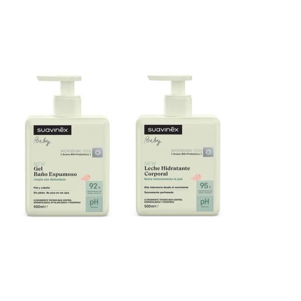 Suavinex Pack Loção Hidratante 500ml + Gel Espumoso 500ml
