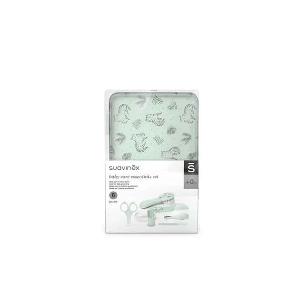 Suavinex Conjunto de Manicura para Bebé 6 Peças Coelhinhos +0M Verde