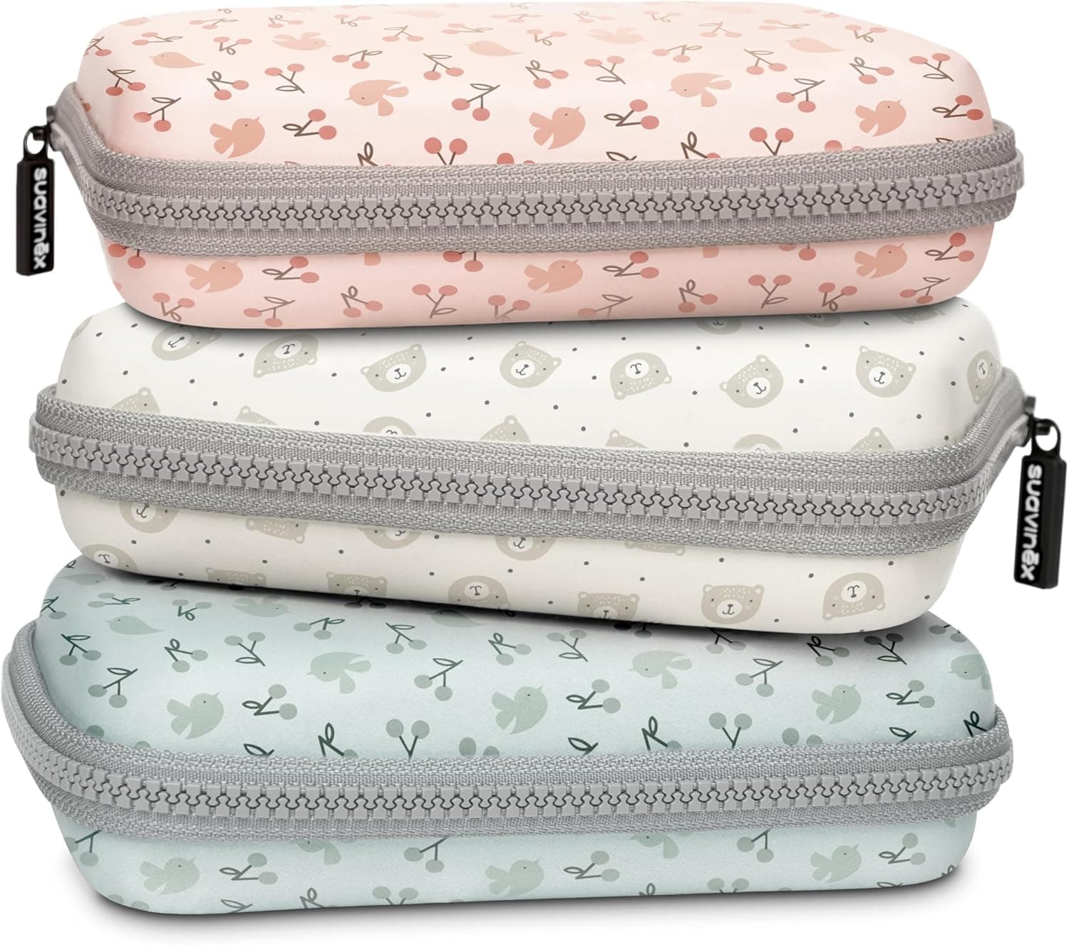 Suavinex Conjunto de Manicura para Bebé 6 Peças Coelhinhos +0M Rosa
