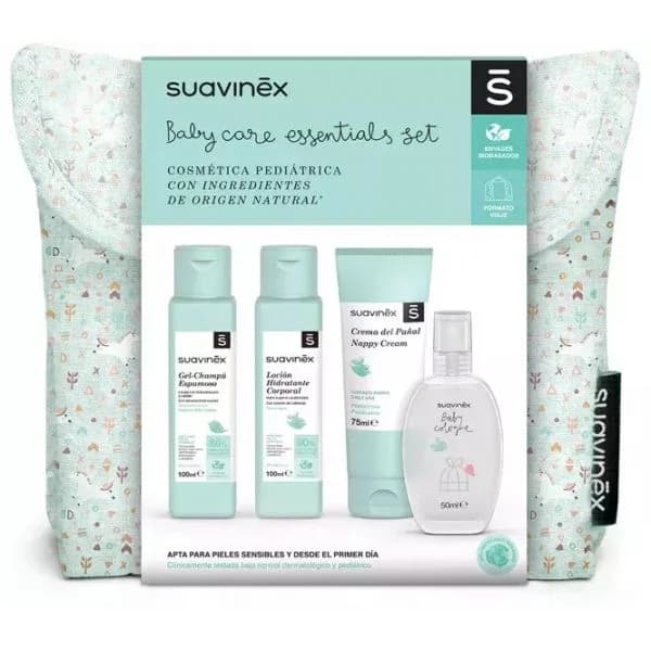 Suavinex Baby Care Essentials Eau de Cologne Green Set