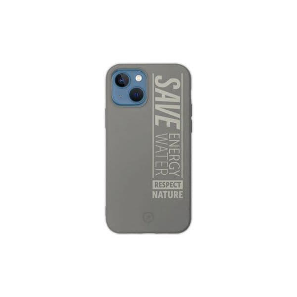 MUVIT Capa iPhone 13 MUVIT Bambootek Cinzento