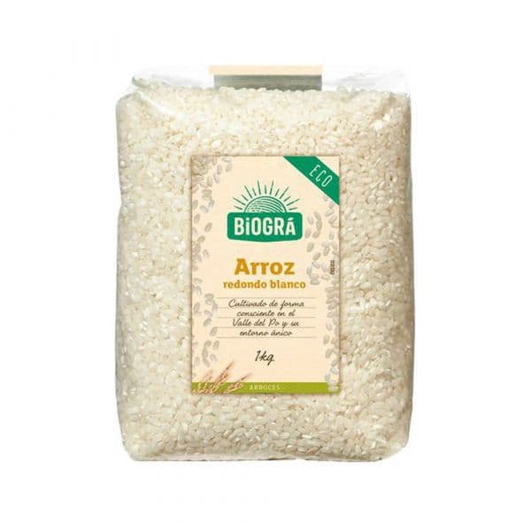 Biográ Arroz Branco Redondo Biológico 1 kg